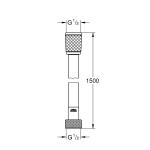 GROHE Duş Spirali Rotaflex 150 sm 2815100