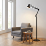 PACİFİC Metal Fırlanan Başlıqlı Lampa (Lambader)