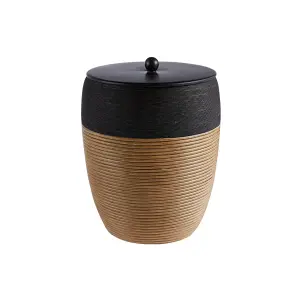 PRİMA NOVA Rattan Hamam Aksesuarı Zibil qabı