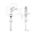 KOÇTAŞ BASIC S 435002/A Yüksək Hamam Kranı