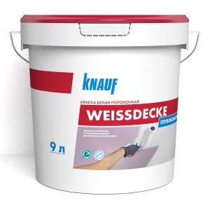 Knauf Weissdecke alçipan tavanları üçün bəyaz boya (9 lt, 14,4 kg)
