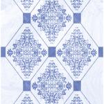 Alyans Blue fon dekoru 30x60