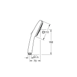 GROHE Vitalio Comfort 110 2f Əl Duşu