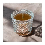 GLOW Heaven Kristal Latte qoxulu şam, 520 gr, 8×8 sm