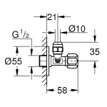GROHE orta su kranı 22029000