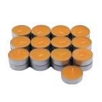 MUMSAN 10 ədəd narıncı tealight / kiçik şam