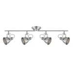 ASTERION Tube BN, GU10 başlıqlı 4-lü spot lampa