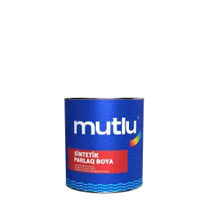 Mutlu Sintetik parlaq boya ağ 0.85 kq