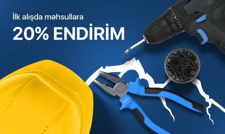 İlk alışda 20%
